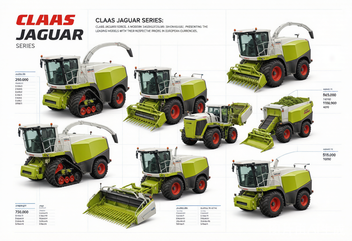 Полный ценовой справочник CLAAS Jaguar (2026-07-08): 970/980/990/870/850